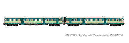 021-HN2554 - N - RENFE, 2-tlg. Dieseltriebwagen ALn 668 Serie 1900, Ep. IV